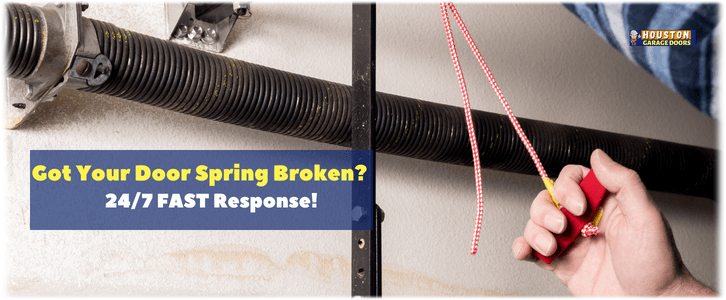 Broken Garage Door Spring Repair Houston TX